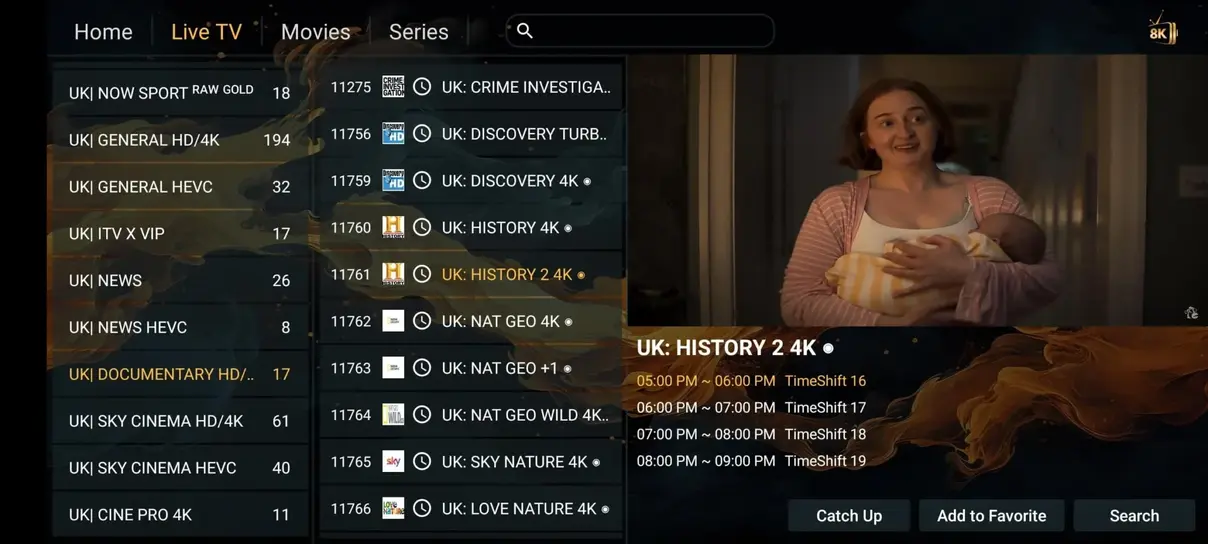 IPTV interface preview Preview 7